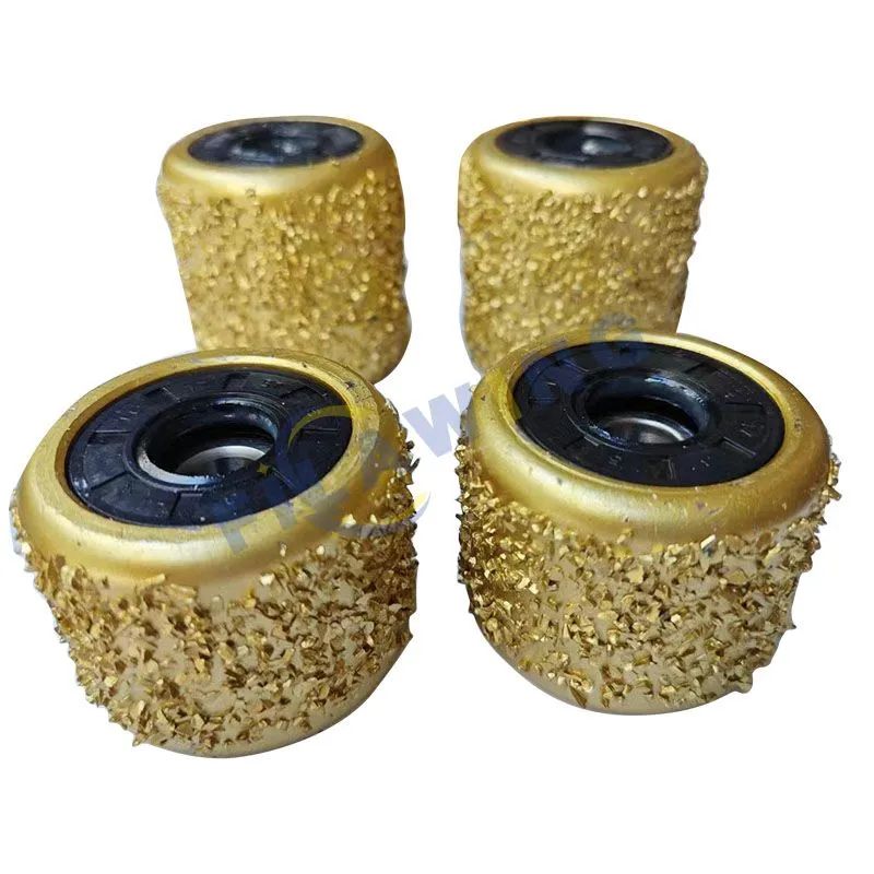 WINGS Debuts Separated Bush Hammer Roller with Vacuum Brazing Alloy for Precision Stone Surface Texturing
